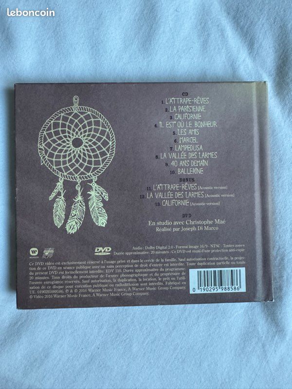CD L’attrape-rêves de Christophe Maé (image 2)