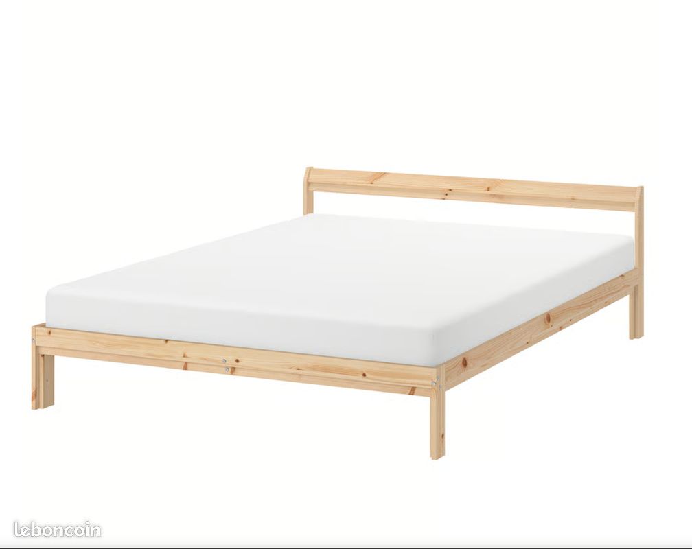 Lit NEIDEN + Matelas ABYGDA Ikea (image 1)