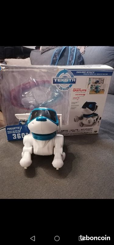 Teksta 360 bleu chien interactif (image 1)