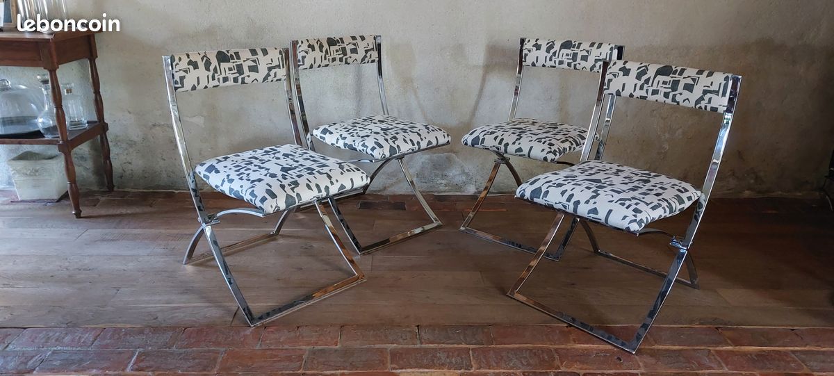 Lot de 4 chaises Marcello Cuneo, Italie, 1970 (image 1)