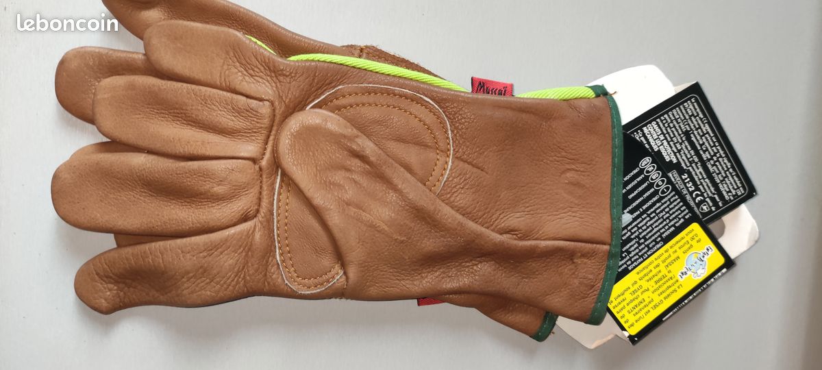 1 paire de gants de protection contre les risques mécanique Categorie II. GYSEL.MASSAI. Taille 8 (image 2)
