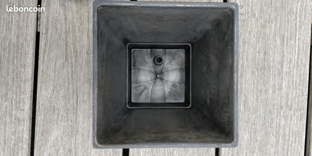 Pot d'intérieur avec réserve d'eau 15 x 15 cm (image 7)
