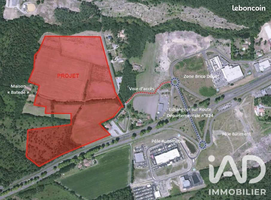 Terrain 900 m² · à Mées · 900 m² · 129 600 €