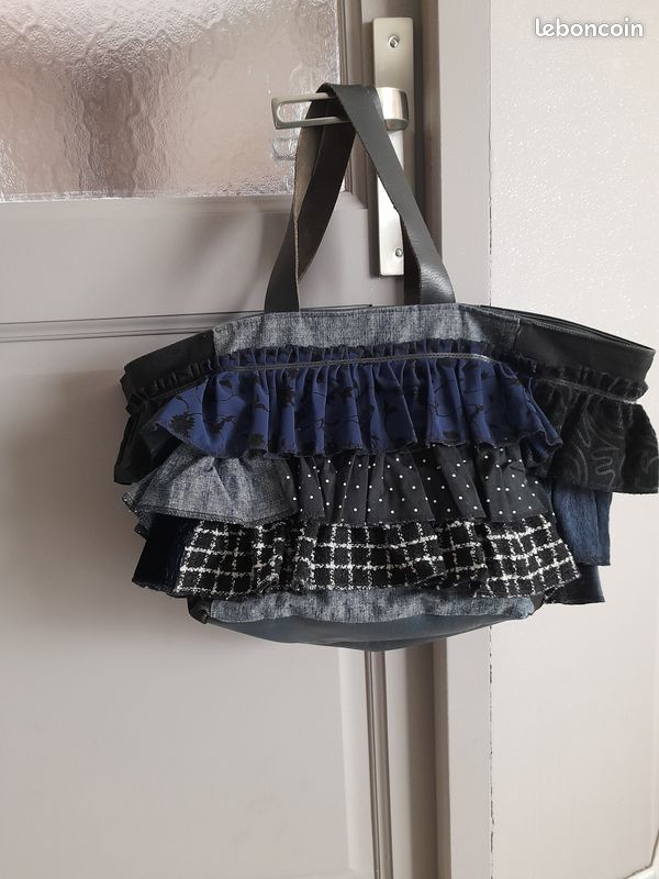 Sac Pomponette style cabas Accessoires Bagagerie