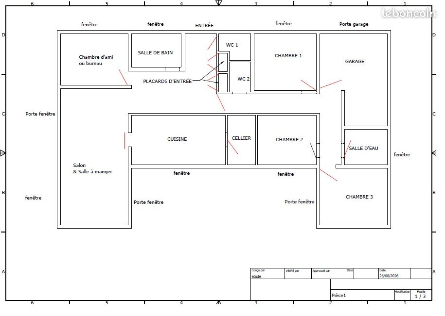 Maison 6 pièces 134 m² · à Saint-Médard-d'Eyrans · 134 m² · 350 000 €