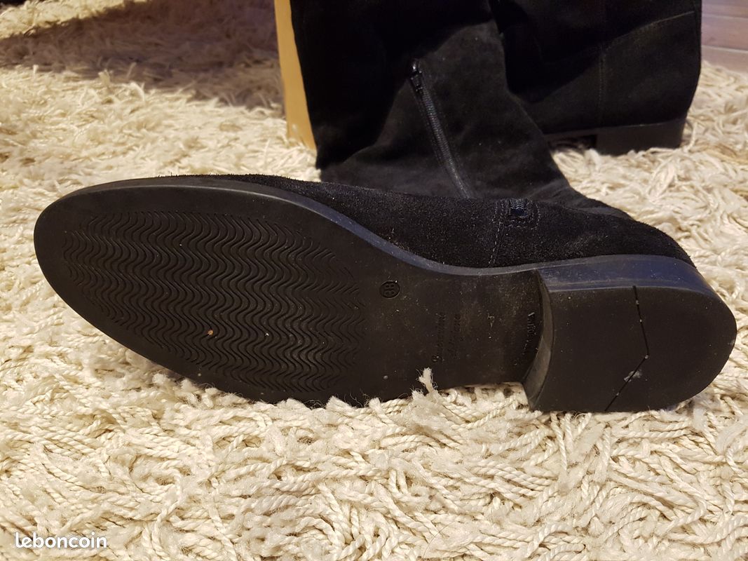 Bottes noir en daim (image 3)