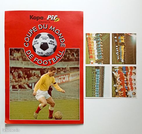 Album Pif Gadget - Collector Vignettes Coupe Du Monde De Football 1974