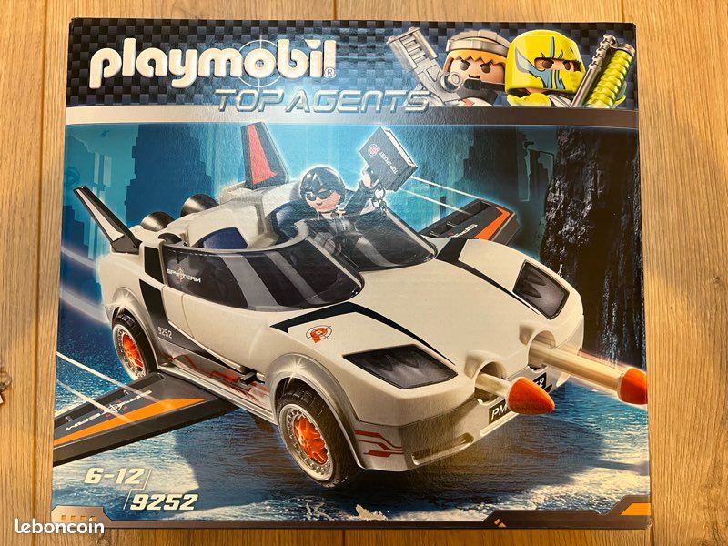 Playmobil top agents 9252 voiture de l’agent pilote (image 1)