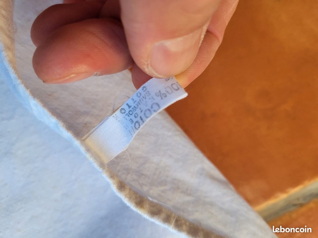 Drap en coton ancien (image 2)