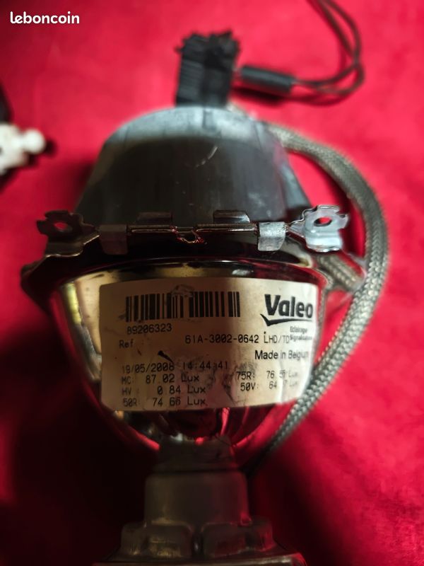 Lot éclairage phare xénon Valeo Jeep Commander (projecteur + ballast + faisceau) (image 2)