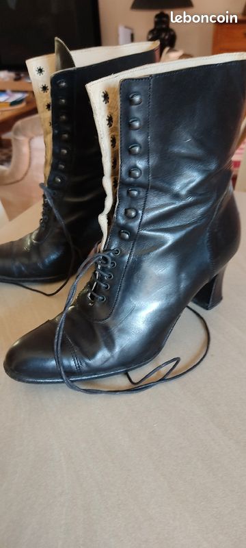 Bottines cuir (image 1)