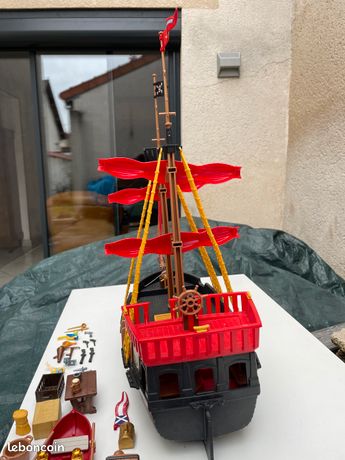 PLAYMOBIL 4424 BATEAU PIRATE RARE complet ANCIENNE REFERENCE