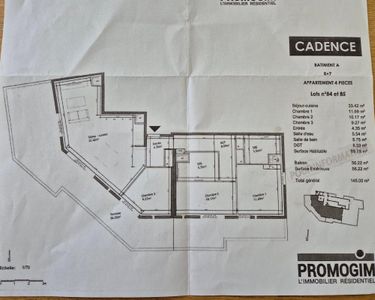 Appartement 498 000 € - 89 m²