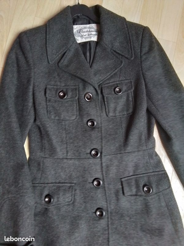 Manteau femme gris léger marque clockhouse C A Vêtements