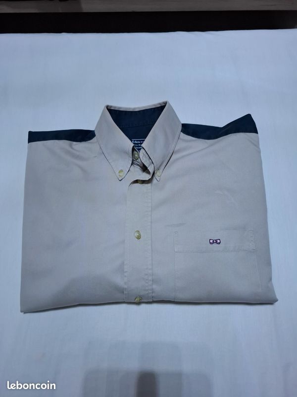Chemise Eden Park Taille L Occasion Bon état - Col Boutonné Multicolore Pour Homme