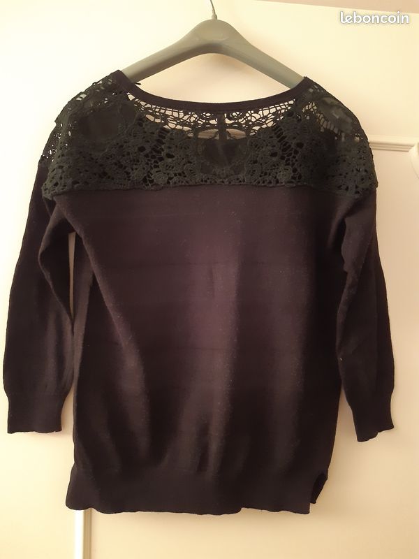 Pull naf naf noir taille s (image 4)