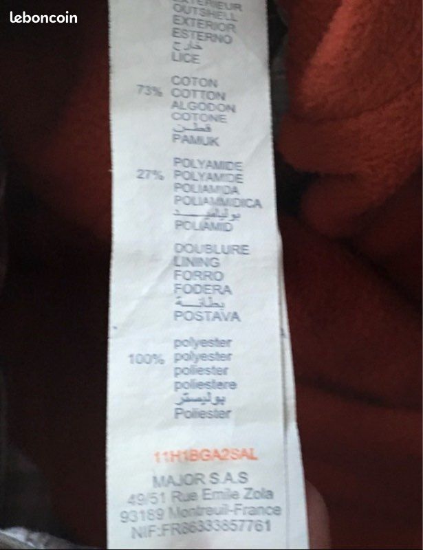 Salopette bébé garçon Sergent Major – 12 mois (74 cm) (image 6)