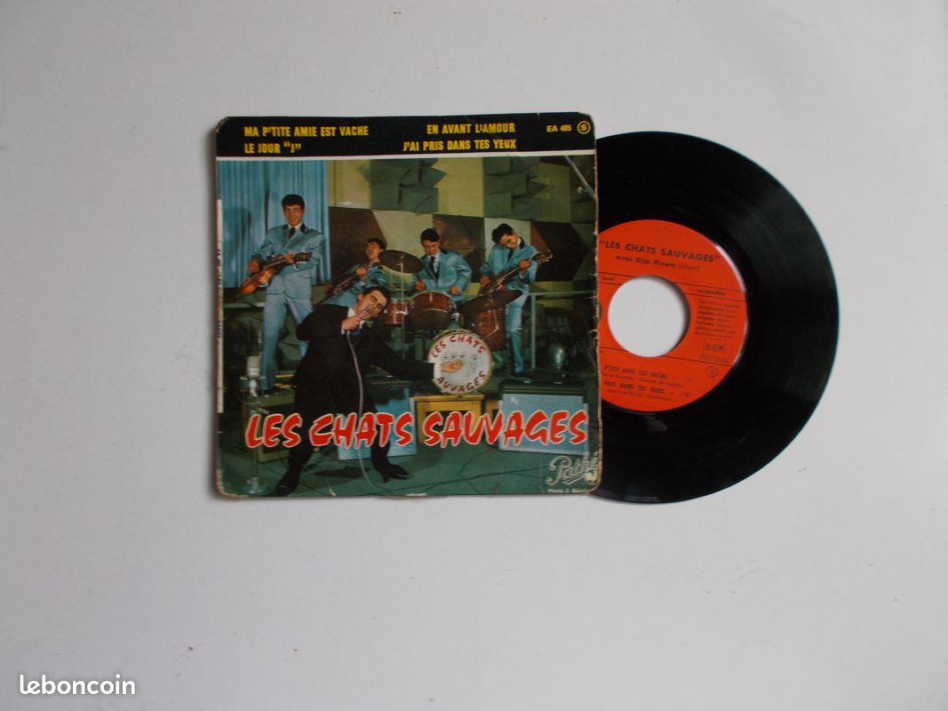 45t-les chats sauvages-ma p'tite amie est vache (image 1)