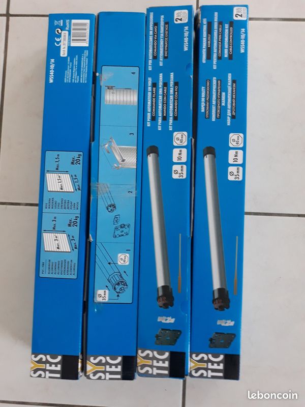 Neuf Motorisation volets roulants SYSTEC, 10 N.m (image 1)