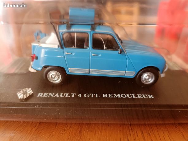 TRÈS RARE JOUET ancien Voiture RENAULT "NOVAQUATRE" en tôle jaune CIJ
