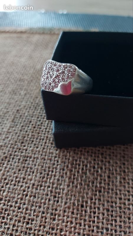 Bague Chevalière femme en argent poinçonne (image 4)