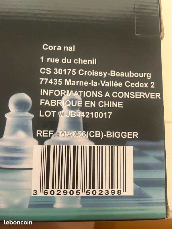 Jeu d'échecs en verre 32 pièces (image 6)