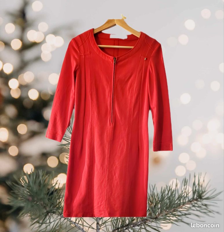 Robe Rouge Robe Noel Chic Robe Rouge Femme Chic Vêtements