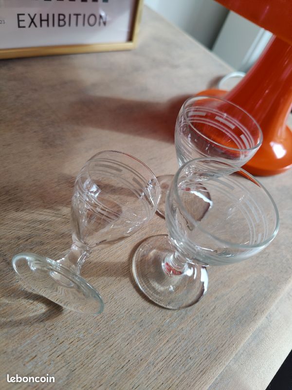 Lot de 3 verres vintage (image 2)