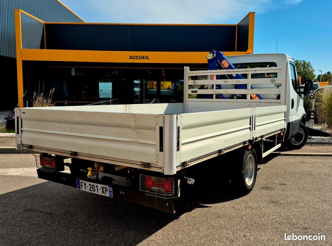Iveco daily 35c14 plateau grue pm 2.8 (image 4)
