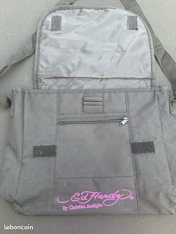 Sac De Sport Ed Hardy New York City Crâne Bleu Homme