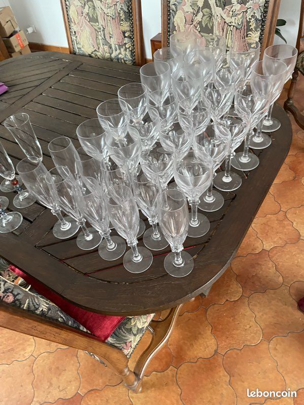 Verres semi cristal 33 pièces (image 1)