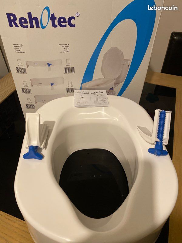 Réhausseur toilette pour adulte 15 cm (image 1)