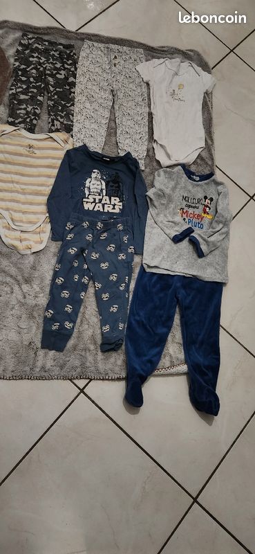 Lot d'habits nuit en 36 mois (image 1)