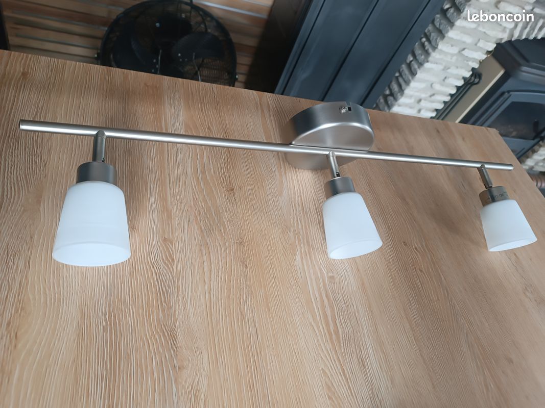 Plafonnier 3 spots nickelé - Ikea TIDIG (image 4)