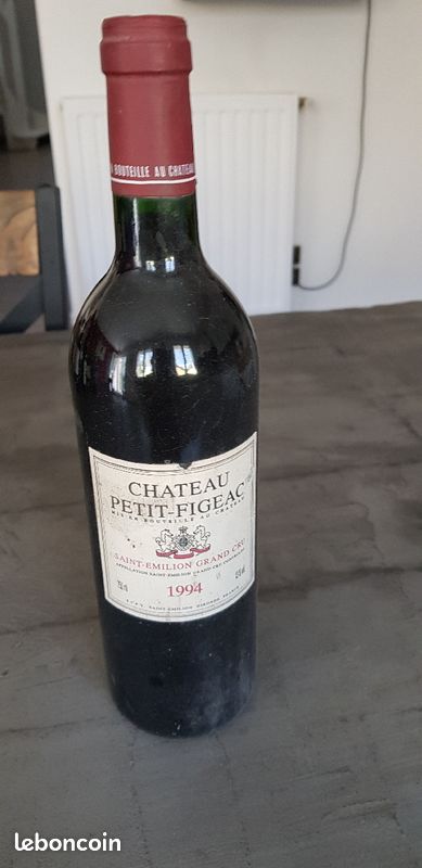 Bouteille vin CHÂTEAU PETIT FIGEAC 1994 (image 1)