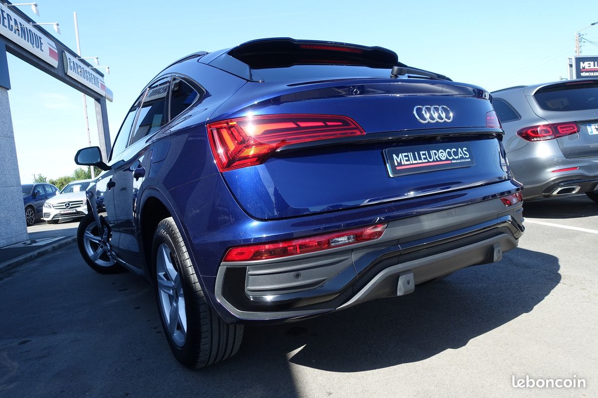 Q5 Sportback 50 Tfsi e S-Line Quattro S-Tronic Hybride Rechargeable 265ch Virtual cockpit/Cuir nappa sport chauffant/Toit ouvrant/Grd Gps/Carplay/Caméra/Hayon électrique/Attelage/1*Main/Garantie 12 mo (image 15)