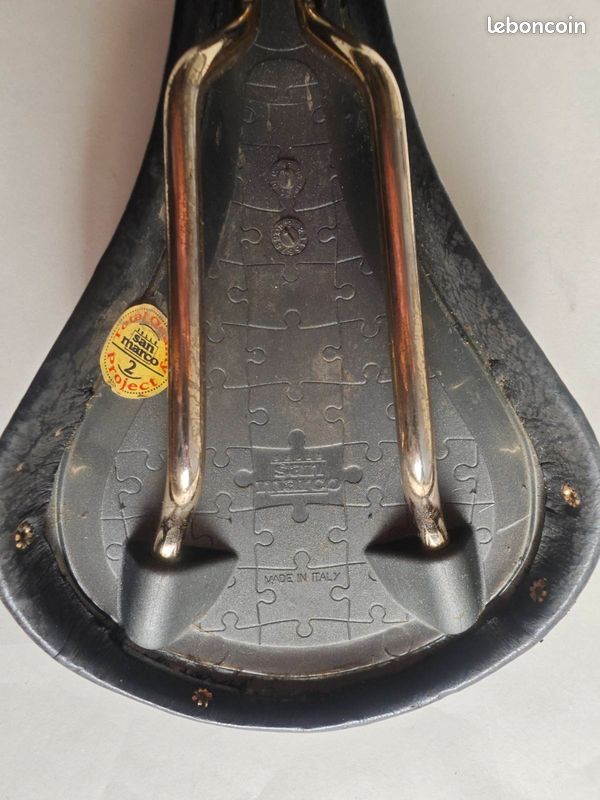 Selle Vélo Course Vintage Selle San Marco Rolls – Cuir – Modèle Route