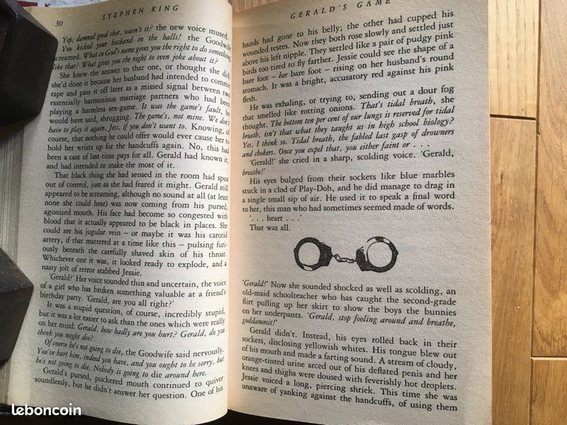 Gerald’s Game. Stephan King. ... (image 3)