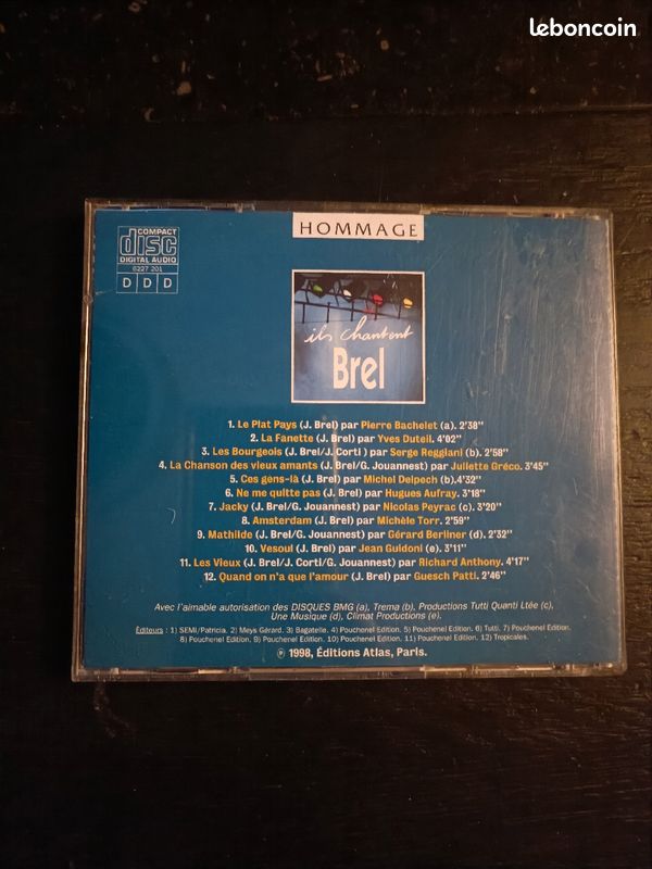 Cd (ils chantent Brel) (image 2)