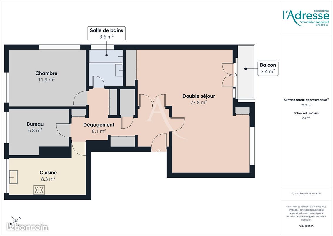 Appartement 4 pièces 70 m² (image 9)