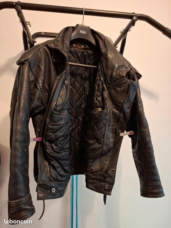 Blouson moto cuir homme (image 3)