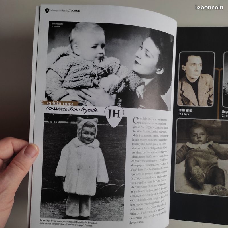 Livre collector Johnny Hallyday collection Icône (image 4)