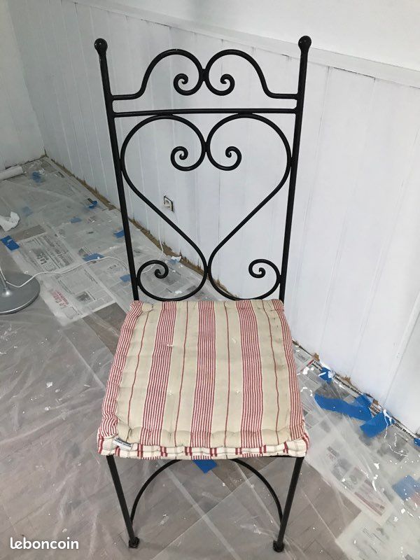 Jolie chaise fer forgée 15 (image 2)