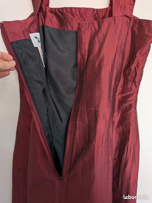 Robe bordeaux Elsa Gary T40 (image 4)