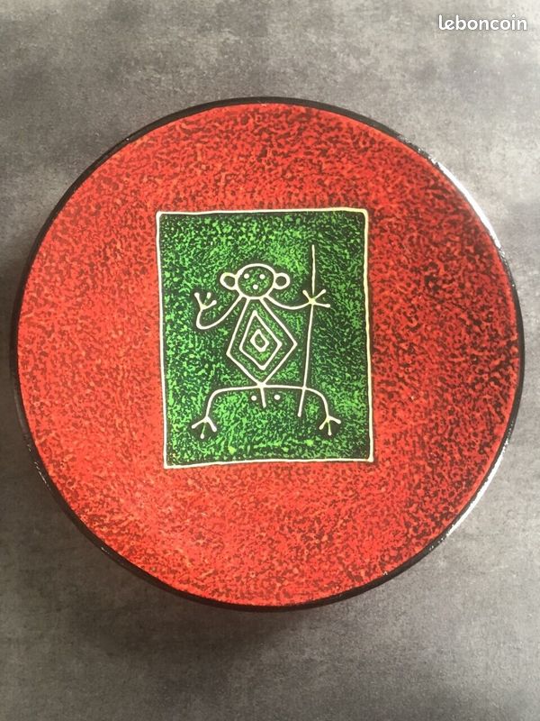 Assiette FORMATO Tatiana Bodden en terre cuite et céramique - Poterie collection (image 1)