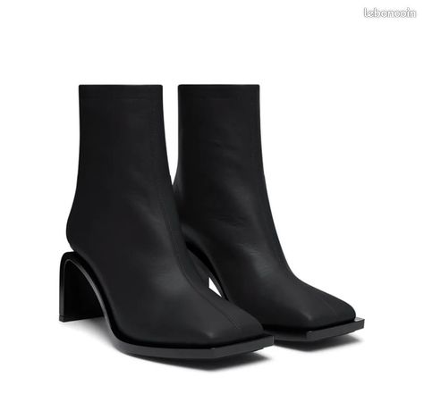Bottines Courrèges Vintage En Cuir Taupe - Taille 38 - Occasion Très Bon état, Style à Enfiler