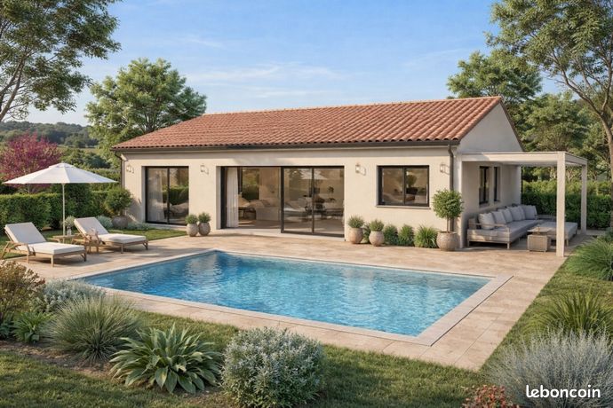 Villa à construire + terrain, Lestelle-de-saint-martory 31360