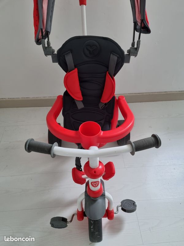 Tricycle évolutif strolly spin rouge (image 3)