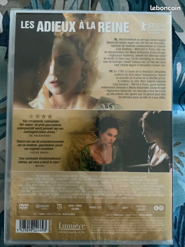 DVD, les adieux à la reine, Diane Kruger, Léa Seydoux, Virginie, Ledoyen (image 2)