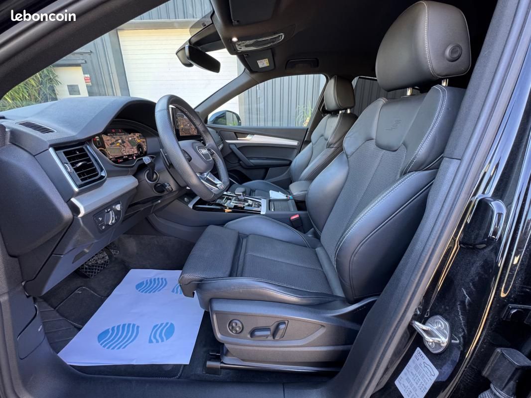 Audi Q5 Sportback 50 TFSIe Hybrid PHEV 299 ch Quattro S line S tronic 7 - 1e main Origine FR (image 17)